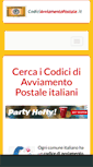 Mobile Screenshot of codiciavviamentopostale.it